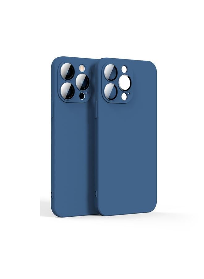 اس-توب جراب لهاتف iPhone 13 Pro، جراب زجاجي للعدسات، جراب هاتف سائل - Image 1