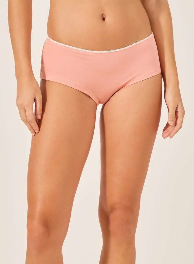 Styli Pack of 5 - Solid Elastic Waist Short Briefs