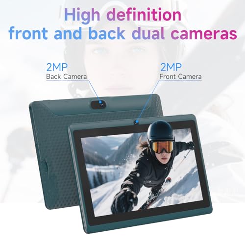 HOTTABLET Tablet 7Inch Android 14.0 with Protective Case, 8GB(3+5GB Expand) RAM+ 32GB ROM, IPS Screen, Dual Camera, Bluetooth 5.0 WiFi Tab (Navy) - Image 5