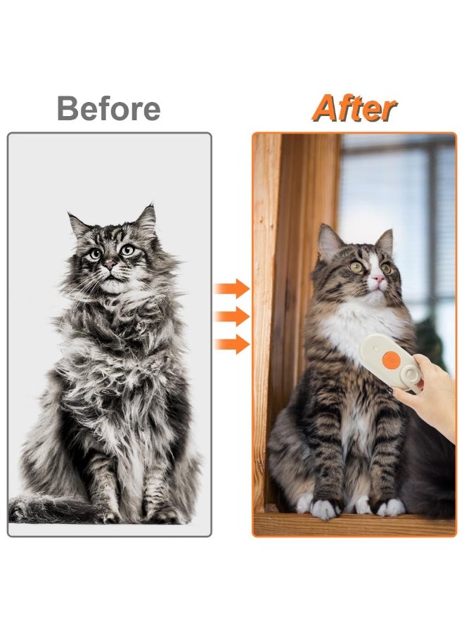 Bukela New Cat Grooming Brush With Steam - Rechargeable, Anti-Static, Massage, Cleaning, Shedding & Combing All In One-White - Image 4