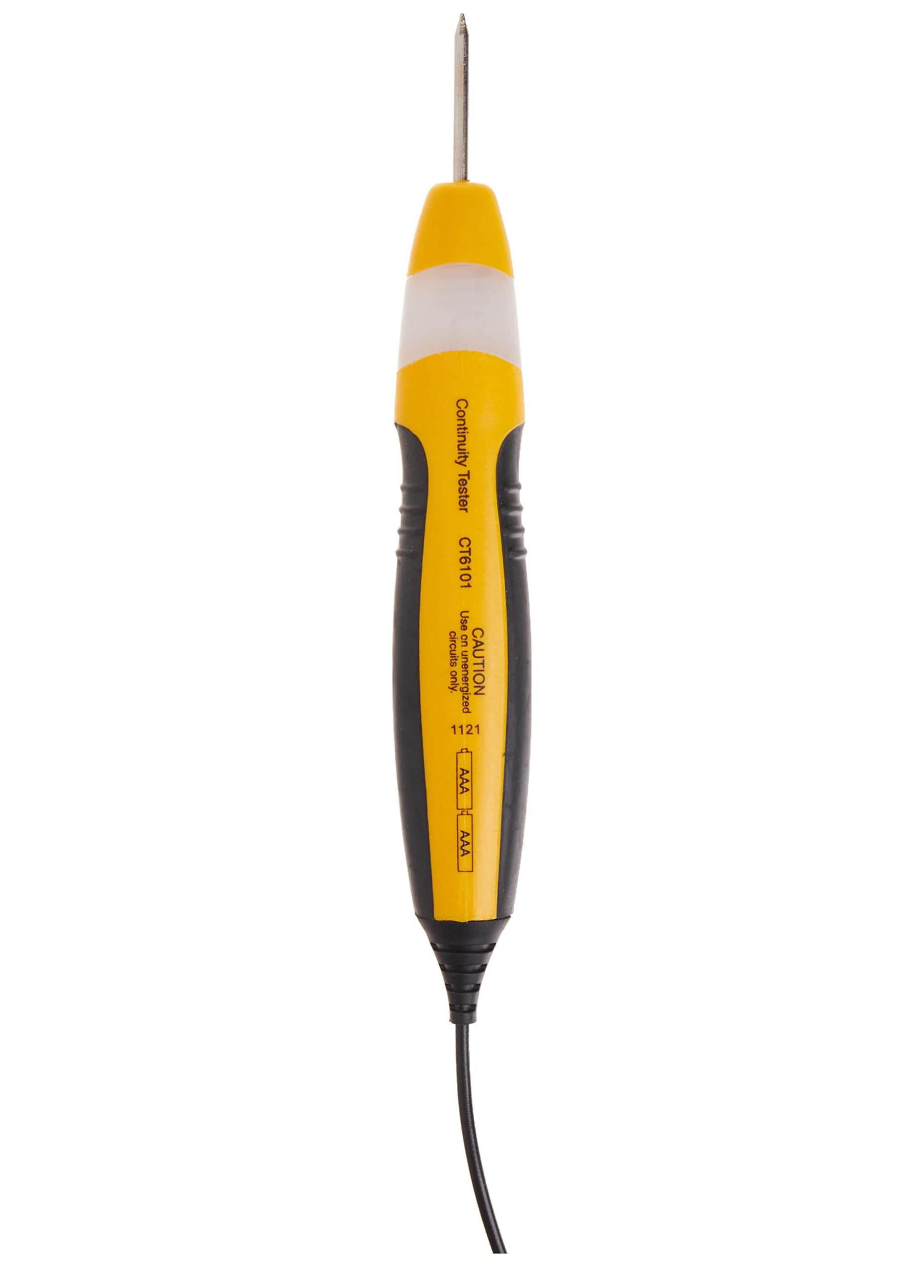 Gardner Bender Gardner Bender Sperry Instruments CT6101 Heavy Duty Continuity Tester, 2 Range, 36 inch lead, Yellow  - Image 2