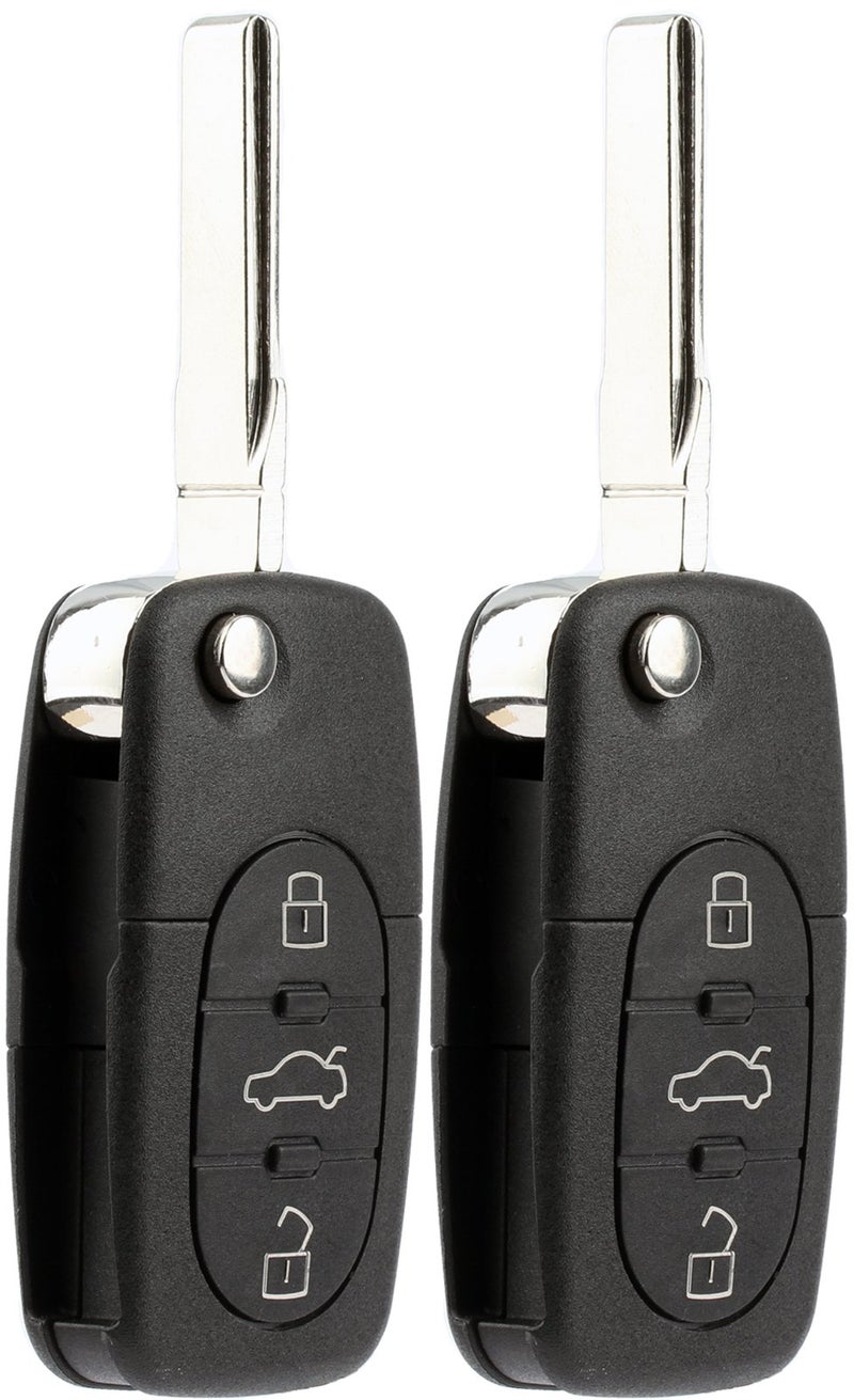 KeylessOption Keyless Entry Remote Control Car Key Fob Replacement for HLO1J0959753F (Pack of 2) - Image 2