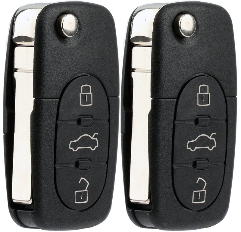 KeylessOption Keyless Entry Remote Control Car Key Fob Replacement for HLO1J0959753F (Pack of 2) - Image 3