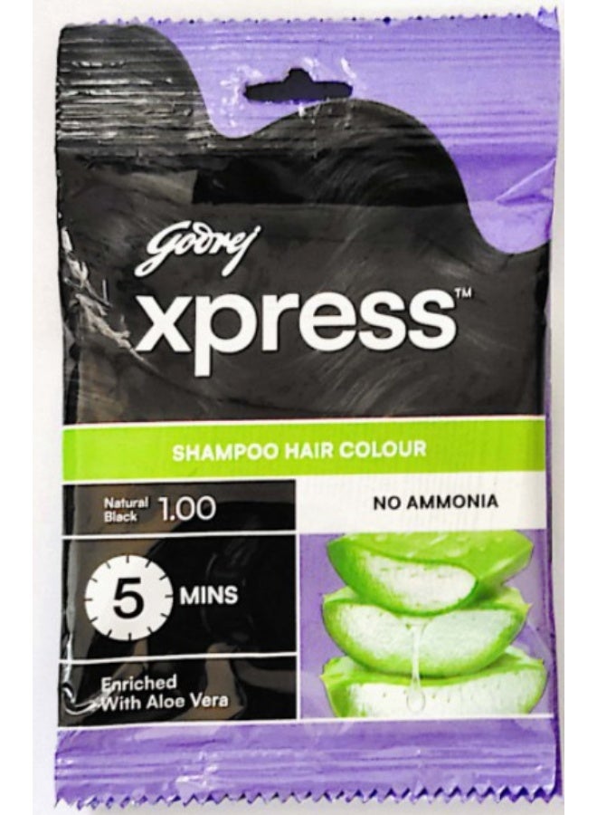Godrej Xpress Shampoo Hair Colour Black 10ml Pack of 3 – No Ammonia, Enriched with Aloe Vera - Image 3