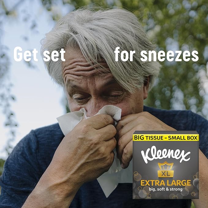 Kleenex Extra Large Facial Tissues 100 Recyclable Packaging 24 Compact Tissue Boxes 1056 Tissues 24 boxes - Image 5