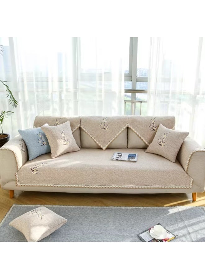 Nariele Simple Pattern Soft Sofa Slipcover