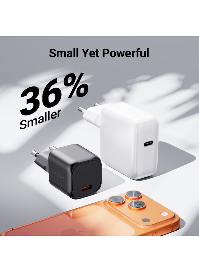 VOLTME Revo 30W Lite C Wall Charger - Black - Image 4