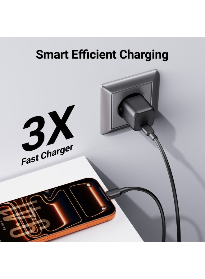 VOLTME Revo 30W Lite C Wall Charger - Black - Image 3