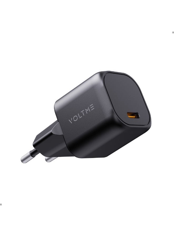 VOLTME Revo 30W Lite C Wall Charger - Black - Image 1