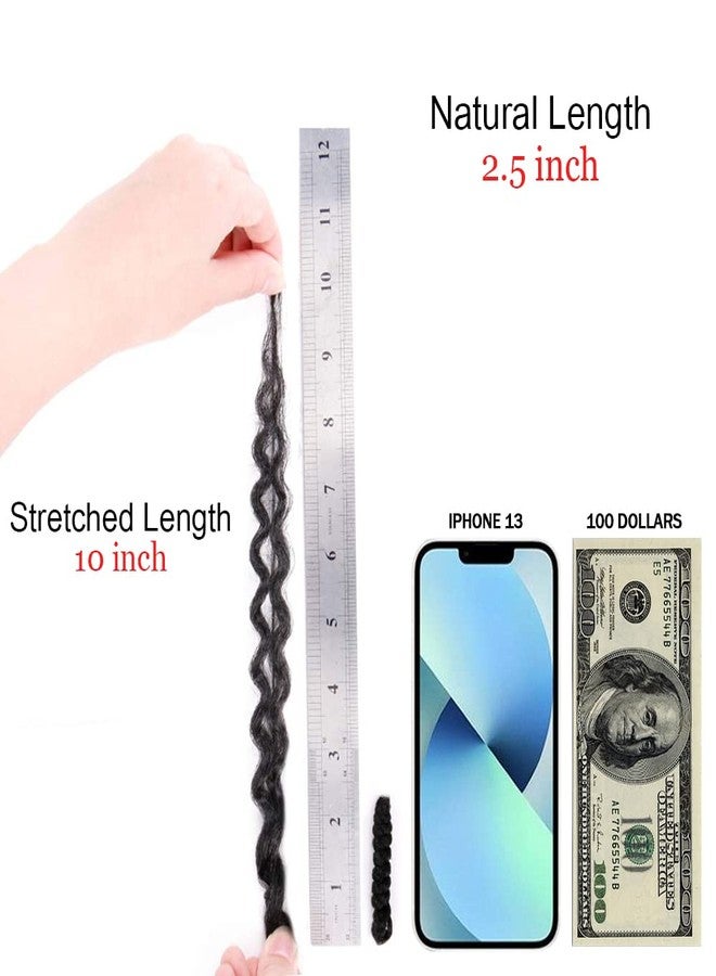 MIMAN 3 Packs 10 Inch Short Curly Crochet Hair Braids 6MM Spiral Curls Crochet Braided Synthetic Braiding Hair Extensions for Women DIY Mohawk Afro Braided Hairstyle (Natural Black #1B) - Image 3