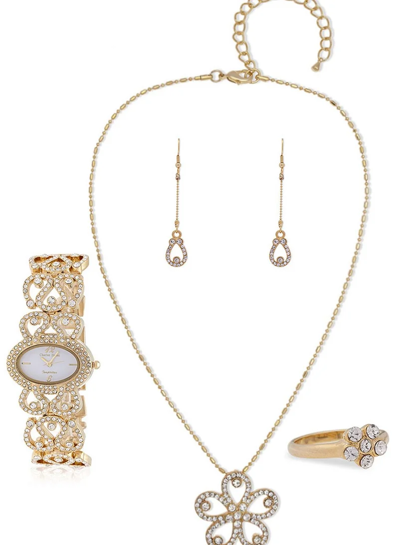 Charles Delon Watch and Jewellery Set