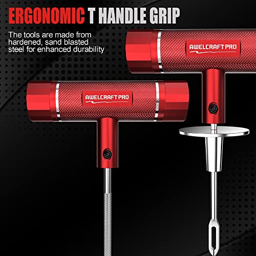 AWELCRAFT Heavy Duty Tire Repair Tools Kit - 108 PCS Set Truck Tool Box for Motorcycle, Car, ATV, Jeep, Truck, Tractor Flat Tire Plug Kit - Image 2