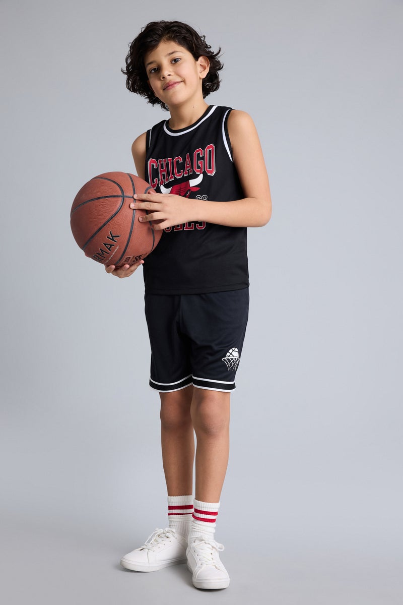 DeFacto Black Boy Oversize Fit Shorts Casual - Image 1
