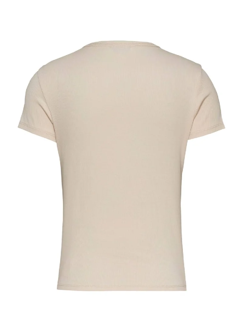 TOMMY JEANS Slim Rib Short Sleeve T-Shirt