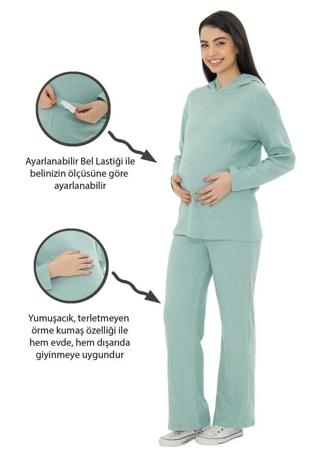 LuvmaBelly - MYRA9610 - Knitted Maternity Bottom and Top Set.