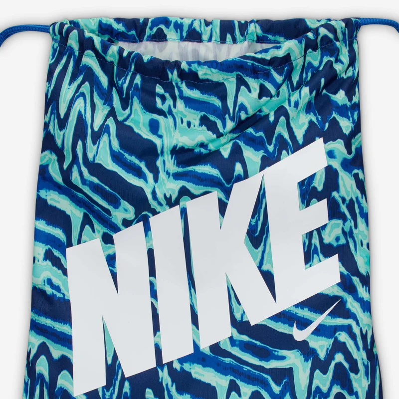 Nike Blue Kids' Printed Drawstring Gym Sack  | Best Price UAE
