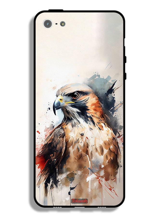Tolwak Apple iPhone 5/5s/SE Protective Case Eagle Abstract Art - Image 2