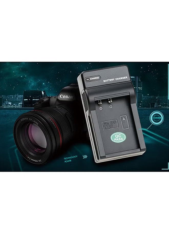 Photon شاحن كاميرا FB LP-E17 لكاميرات كانون R8 وR10 وR50 و850D وEOS RP و200D مع كابل شحن USB (أسود) - Image 4