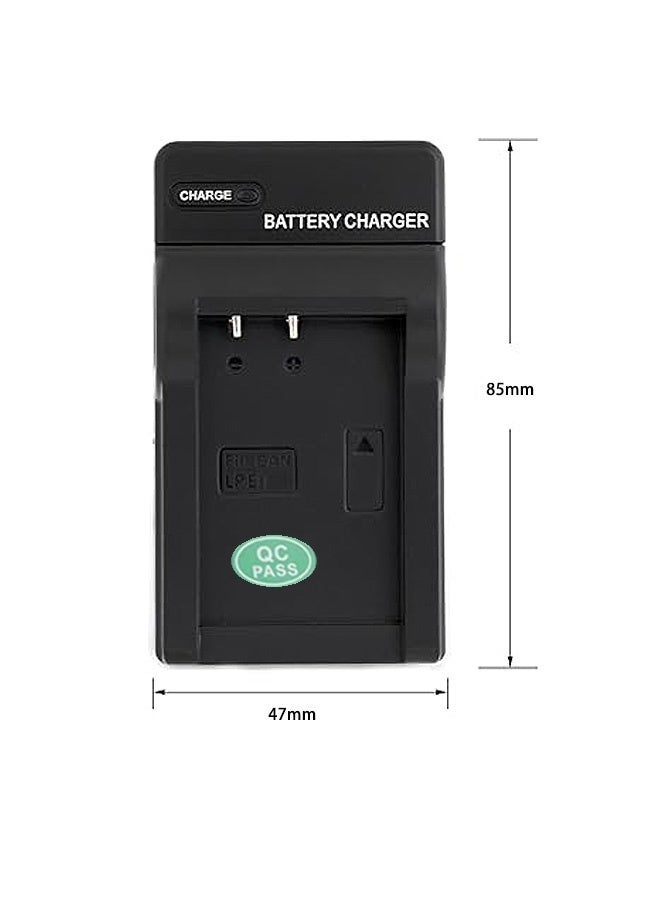 Photon شاحن كاميرا FB LP-E17 لكاميرات كانون R8 وR10 وR50 و850D وEOS RP و200D مع كابل شحن USB (أسود) - Image 2