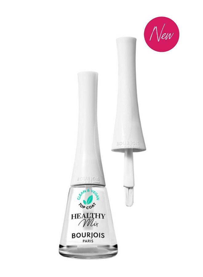 BOURJOIS PARIS Bourjois Healthy Mix Vegan Nail Polish – 001 –  Topcoat, 9ml - Image 1