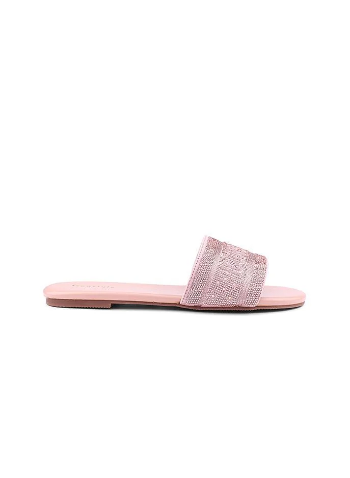 أيقون Embellished Slide Sandals