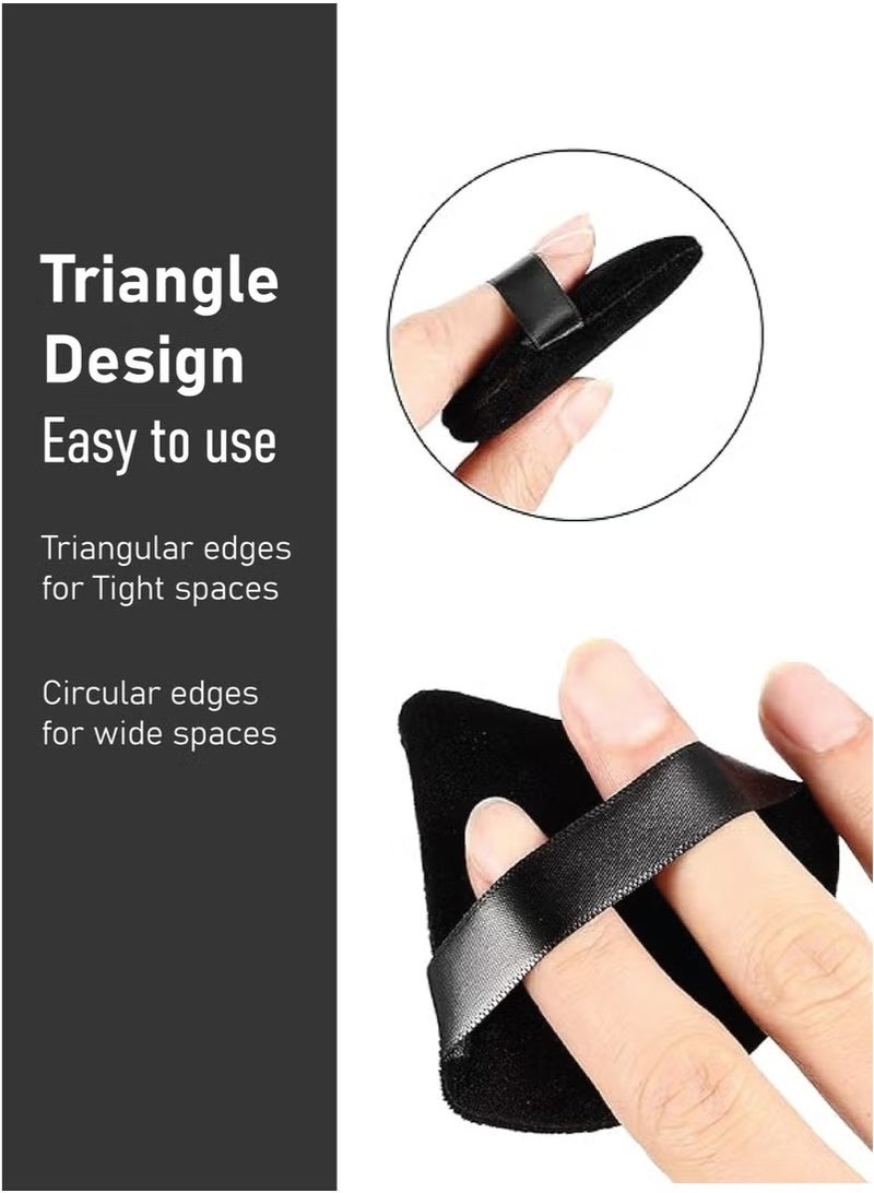 حكمة بيوتي إسفنجة مكياج مثلثة مضغوطة مزدوجة الاستخدام، مثالية لتوزيع المكياج بتغطية ناعمة ومظهر طبيعي، اسفنجة بودرة، اسفنج المكياج، اسفنجات مكياج، اسفنجة مكياج على شكل مثلث، اسفنجة بودره ،اسفنجة وجه، باودر بف، اسفنج مكياج، سبونج، ميكب، - Image 3