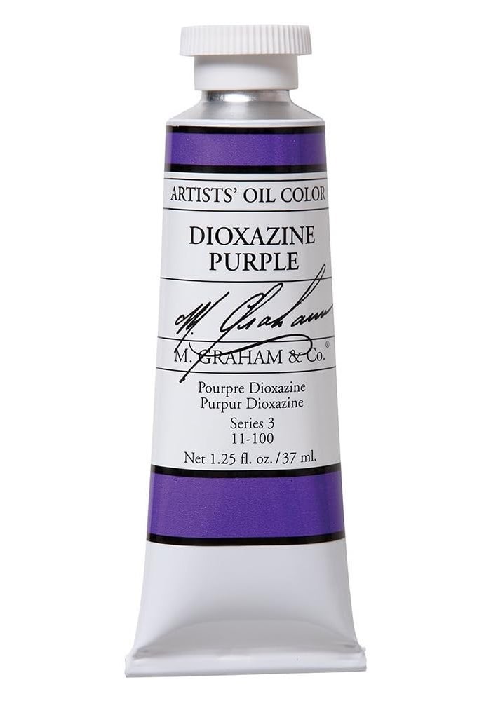 M. Graham & Co. Artist Oil Paint - Dioxazine Purple, 1.25oz (37ml) Tube - Image 1