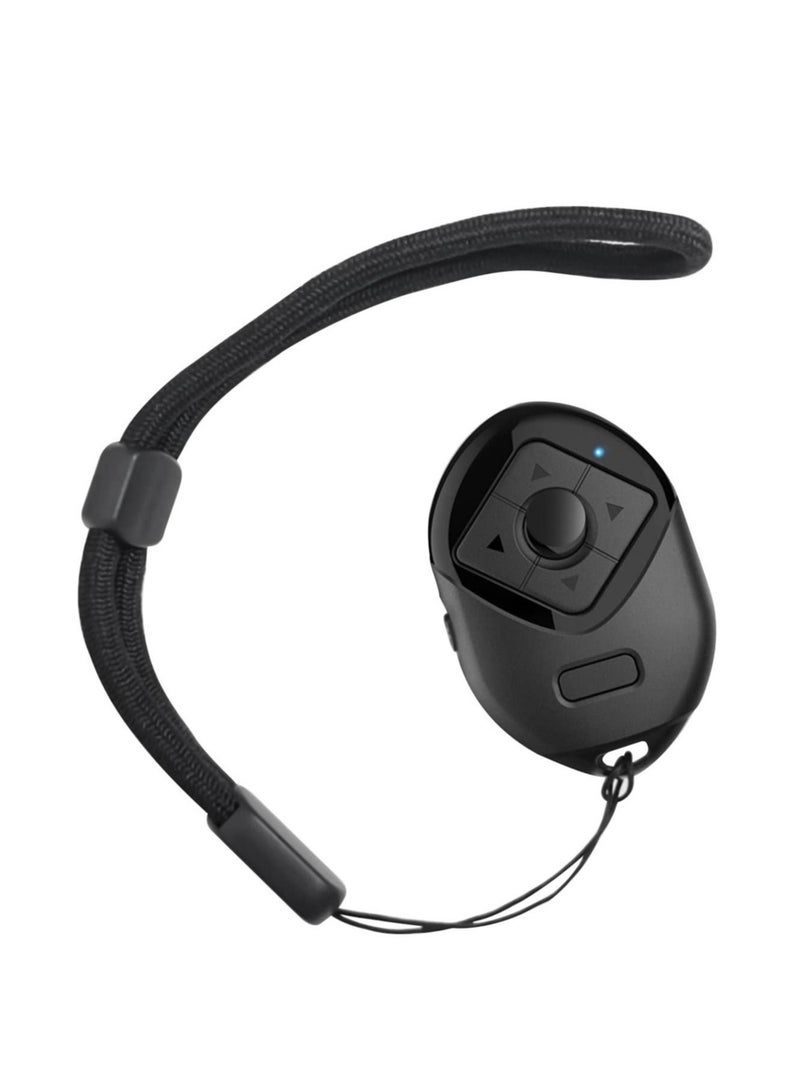 Captaintech Bluetooth Scrolling Page Turner, Bluetooth Remote Control for TIK TOK&Kindle App for iPhone iPad Android, Camera Shutter Remote Control, 6 Buttons Support Tiktok Video Recording/Play/Pause/Give a Like - Image 3