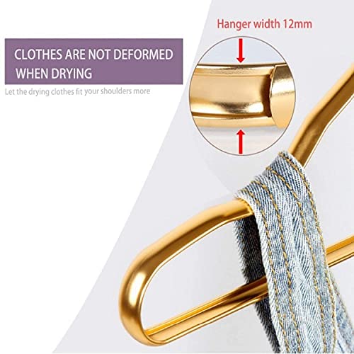 Rollyware Aluminium Clothes Hangers with Non-Slip Design Space Saving Heavy Duty Hangers for Men Women Suit Shirts Pants Jacket Coat Pack of (3) - Image 5