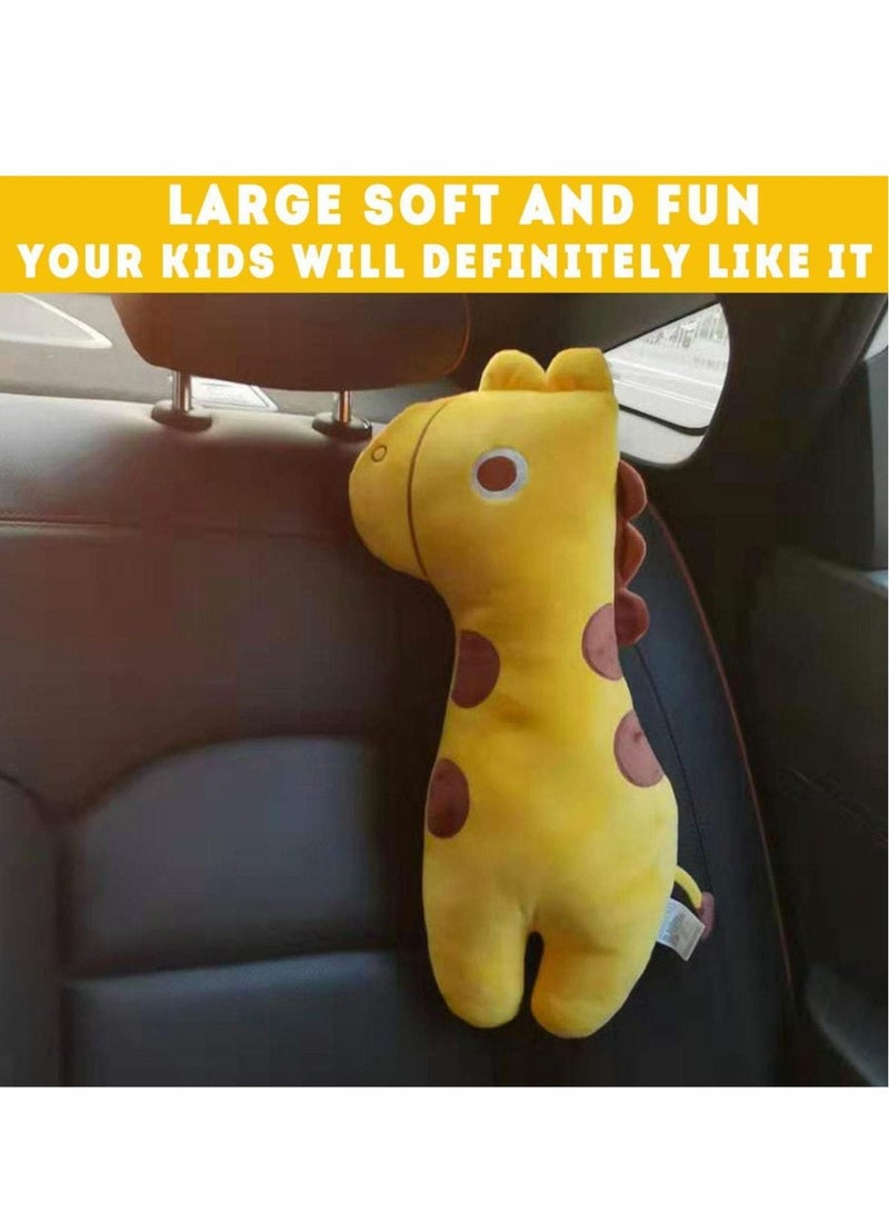 Excefore Seatbelt Pillow for Kids, Car Pillow Seat Belt Cushion Kids Seatbelt Pillow, Seat Belt Covers Child Car Seat Head Rest Support Shoulder Pad, Plush Soft Seat Strap Car Pillows Adjuster Holder - Image 5