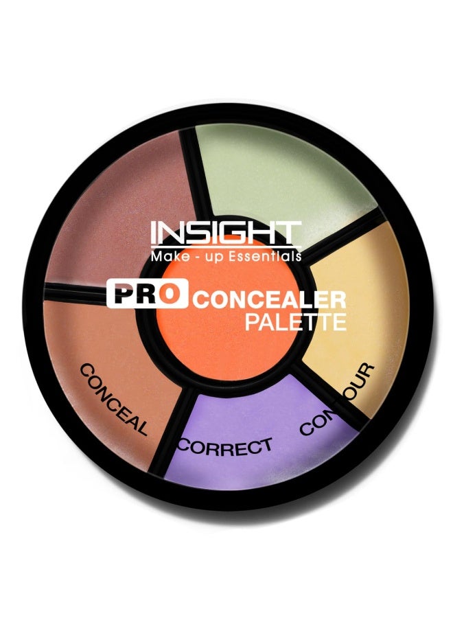 INSIGHT Pro Concealer Palette - Shade Corrector | Makeup Wheel for Face | Satin–Matte Finish | 3-in-1 Conceal, Contour & Correct | Waterproof | Full Coverage | 15gm - Image 1