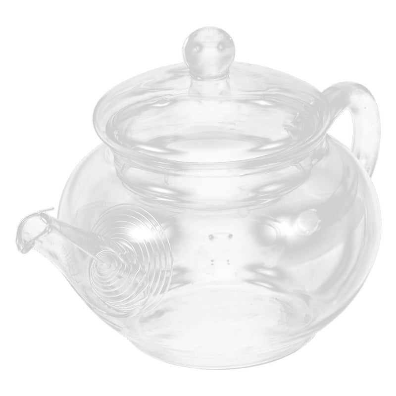Heat Resistant Borosilicate Glass Tea Pot 250ml with Stainless Steel Filter for Loose Leaf Tea - Image 2