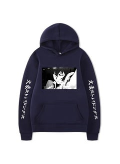 Generic Anime Hoodie Dazai Osamu Nakahara Chuuya Cosplay Casual Long Sleeve Pullover Sweatshirt for Men Women 