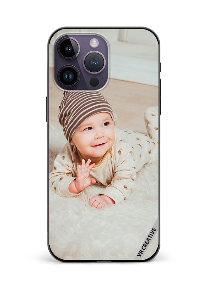 VR CREATIVE Protective Case Cover For Apple iPhone 15 Pro Hii Baby Design Multicolour - Image 1