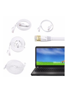 نيبمينينت كابل شبكة CAT6 مسطّح أبيض  - Image 3