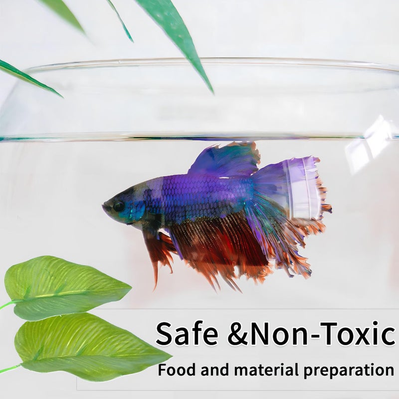 Qivorimith Beta Fish Toys,2 PCS Betta Fish Leaf Hammock,Betta Fish Tank Decorations Aquarium Decor for Sleeping Resting Hiding Playing Breeding - Image 3