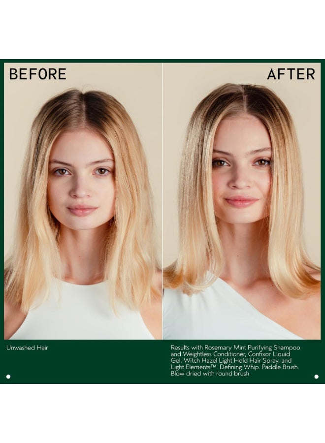 افيدا Rosemary Mint Weightless Conditioner | Lightweight Daily Conditioner | Adds Body & Shine| for Normal to Oily Hair, Fine to Medium Hair Types | Color Safe | 97% Naturally Derived - Image 2