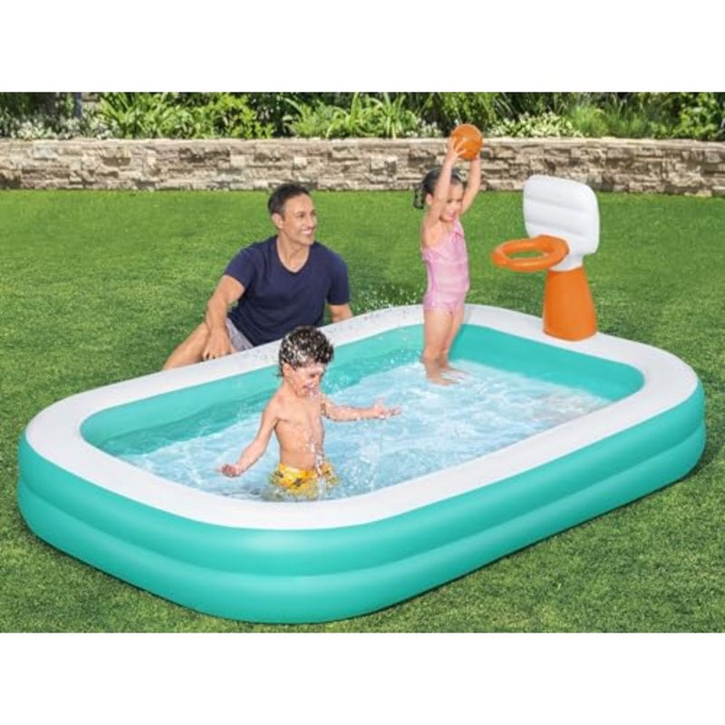 ® 8'3" x 66" x 40"/2.51m x 1.68m x 1.02m Dunk n' Splash Family Pool 26-54445 - Image 3