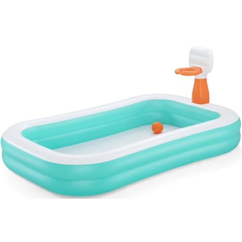 ® 8'3" x 66" x 40"/2.51m x 1.68m x 1.02m Dunk n' Splash Family Pool 26-54445 - Image 1