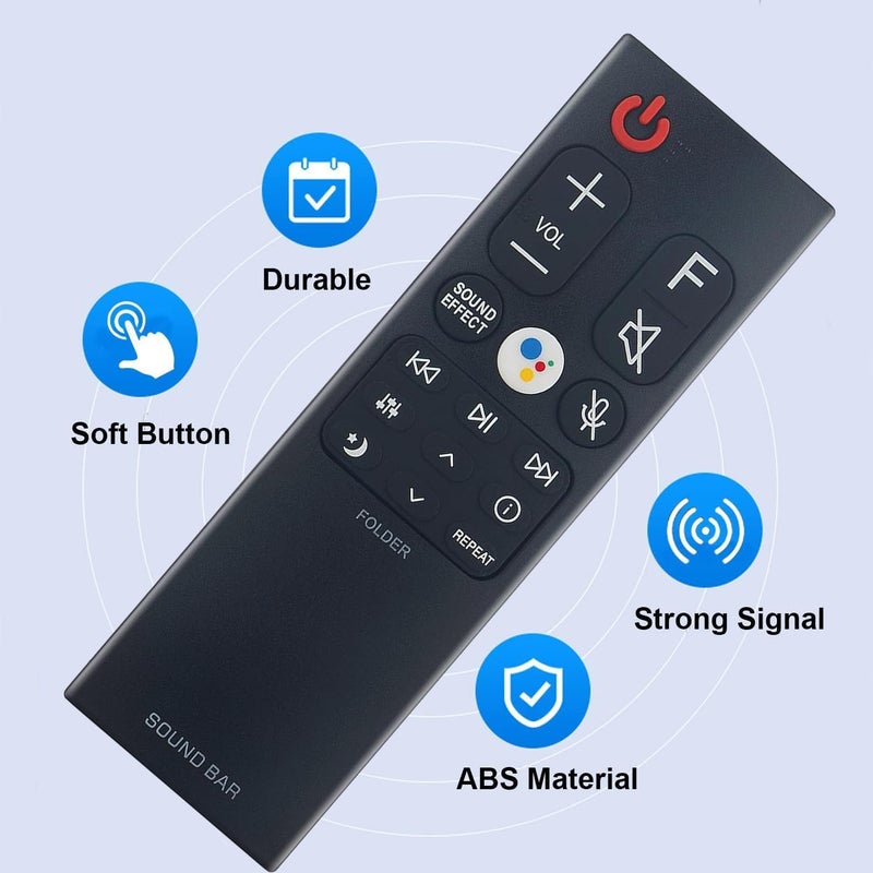 BOMAZ AKB75595321 Replacement Remote Control for LG Sound Bar SL8Y SL8YG SL9Y SL9YG SL10Y SL10YG SPL8-W - Image 2