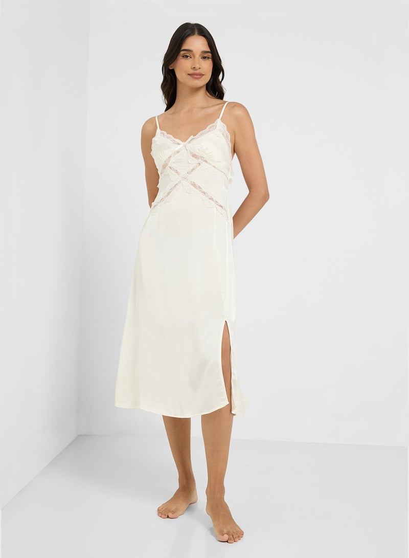 ELLA Night Robe & Slip Dress Set  - Image 4