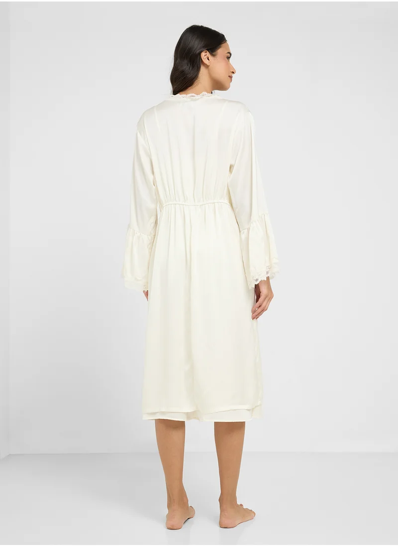 ELLA Night Robe & Slip Dress Set