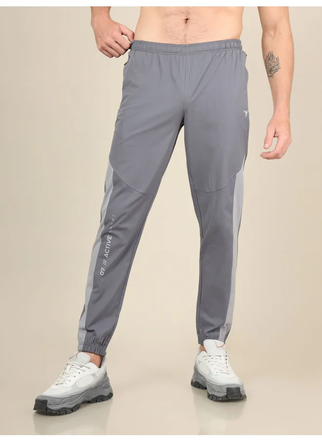 تكنوسبورت Technosport Color Block Woven Track Pants with Cuffs