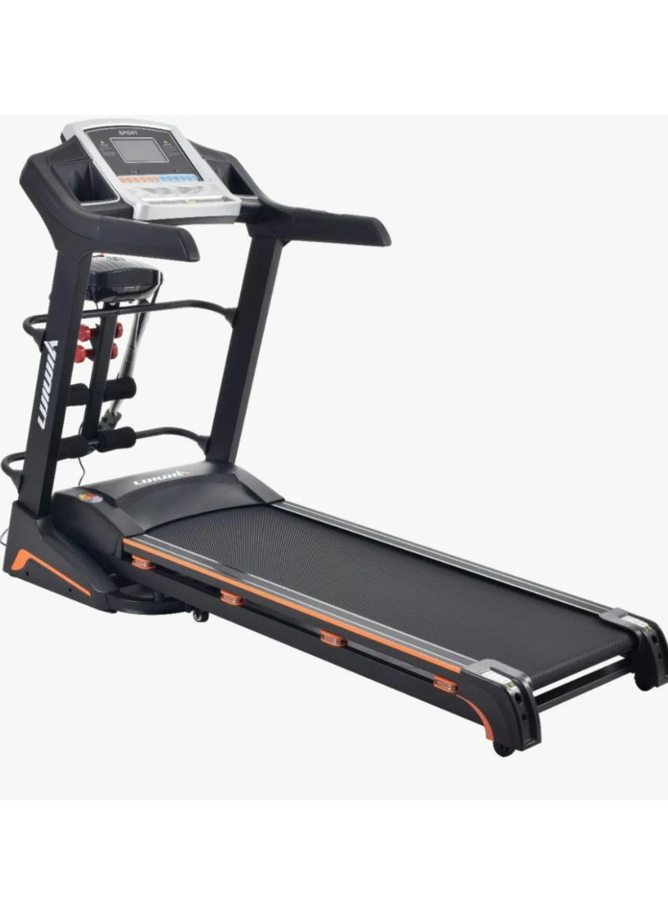 Lijiujia Treadmill with massage and 5 HP muscle motor, maximum user weight 160 kg, running area 48*135 cm, speed 1.0-18.0 km per hour, automatic milk 15% 5088DS 