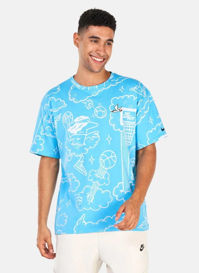 Nike Men's M90 Max Basketball Printed T-Shirt
