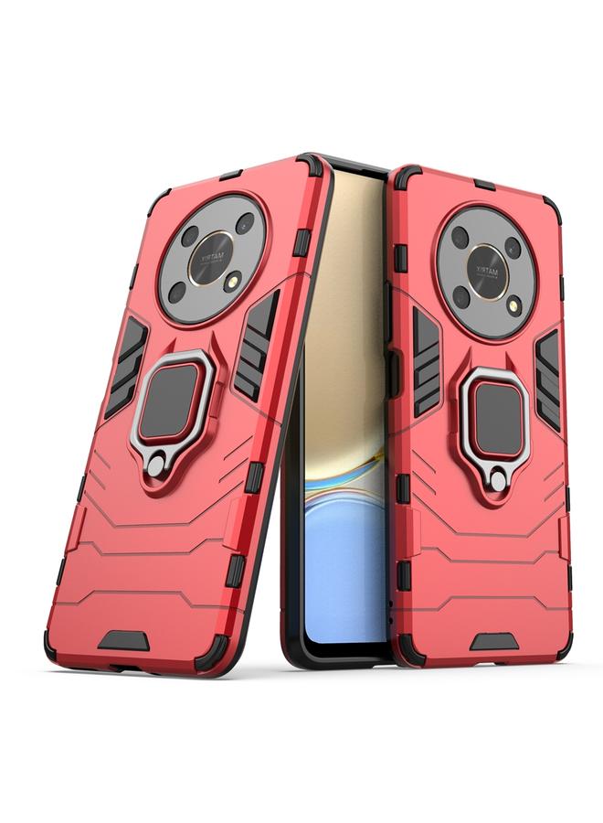 S-TOP Case For Honor X30 5G Shockproof PC + TPU Phone Case with Magnetic Ring Holder - Image 1