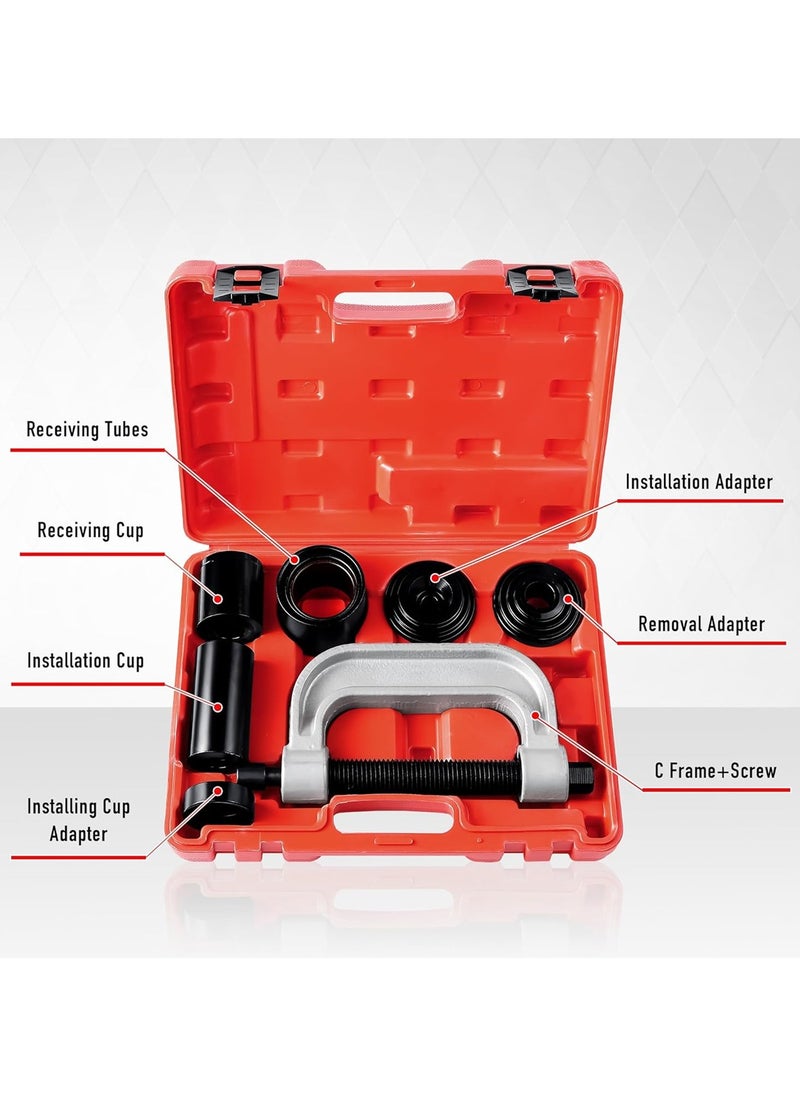 DEFAONS DEFAONS Heavy-Duty Ball Joint Press Kit with Installation & Removal Adapters for Cars, Vans, and Light Trucks, 4858  - Image 2