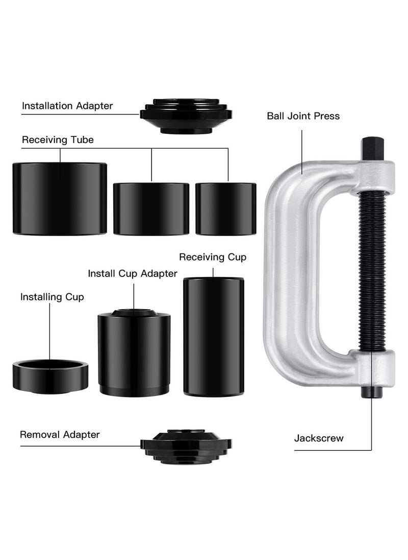 DEFAONS DEFAONS Heavy-Duty Ball Joint Press Kit with Installation & Removal Adapters for Cars, Vans, and Light Trucks, 4858  - Image 3