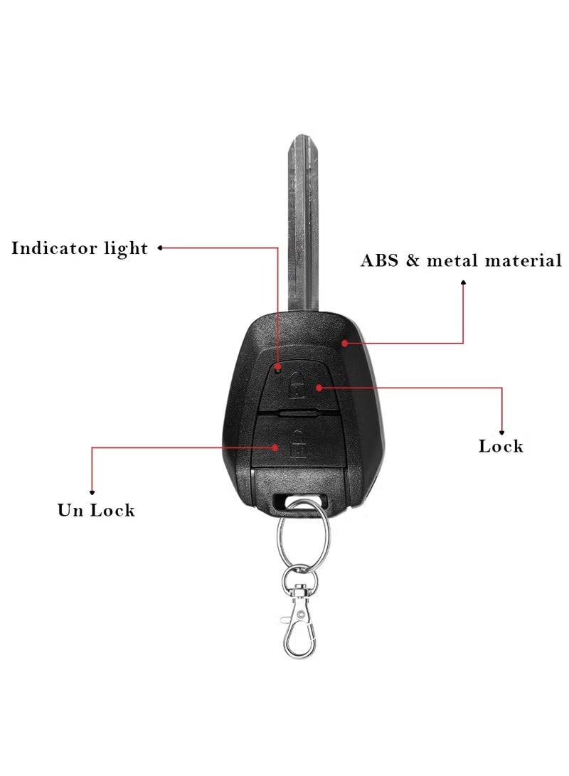 3 اكس ار نظام دخول السيارة بدون مفتاح 3XR مع قفل مركزي وفتح صندوق السيارة وتوافق عالمي M1227 - Image 2