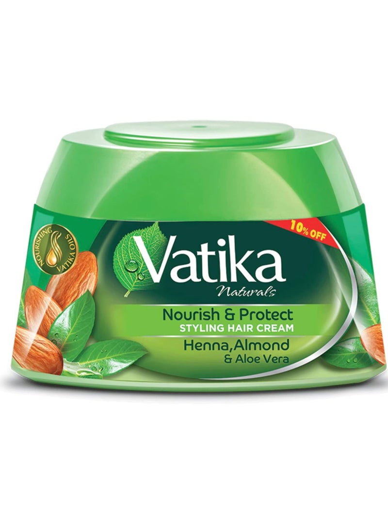فاتيكا كريم فاتيكا المعالج بالحناء وزيت اللوز – لمعان طبيعي وحماية عميقة للشعر